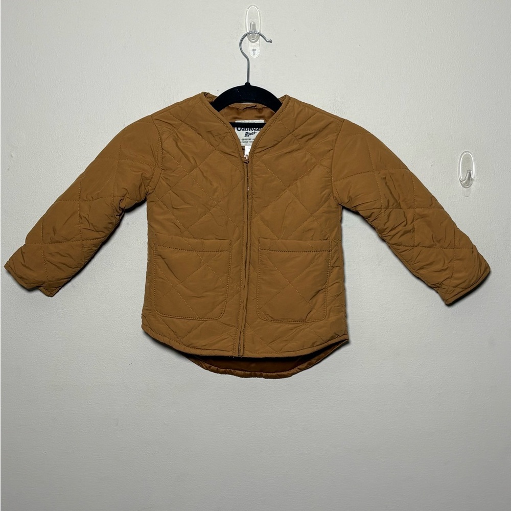 OshKosh B’gosh The Genuine Article Brown Quilted Jacket Size 4